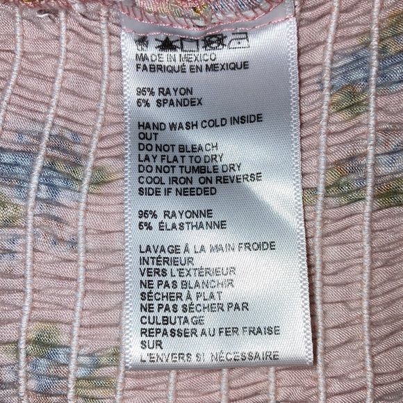 Urban Outfitters floral pink bodysuit, SP - Picture 7 of 9